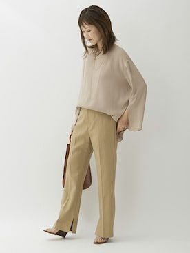 「plage（プラージュ）のアイテム（アクセサリー）」を使った、MYHさん（レディース・166cm）の冬コーディネート