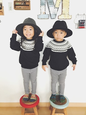 みつわさん（キッズ・100cm）の冬コーディネート