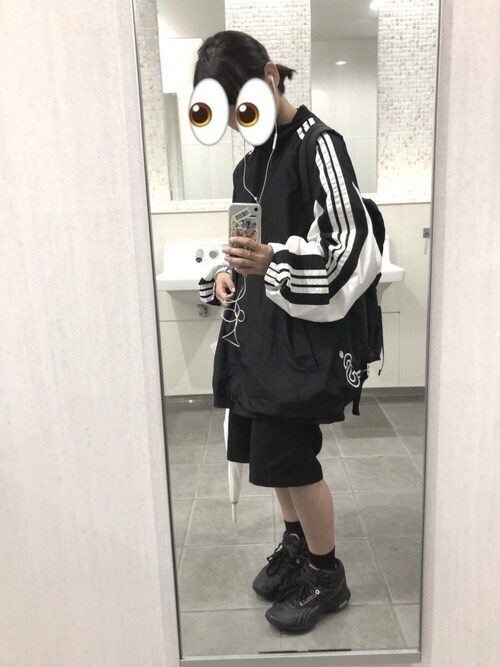 かよちん Adidasのナイロンジャケットを使ったコーディネート Wear