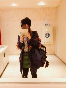 「ROLLING CRADLE（ローリングクレイドル）のアイテム（財布/小物）」を使った、ゆかん★＠Lv.99さん（レディース・153cm）の冬コーディネート