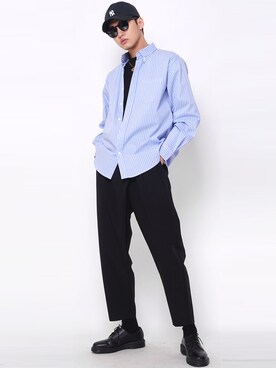 「日系极简」｜「アイテム（アクセサリー）」を使った、Song  さん（メンズ・178cm）の春コーディネート