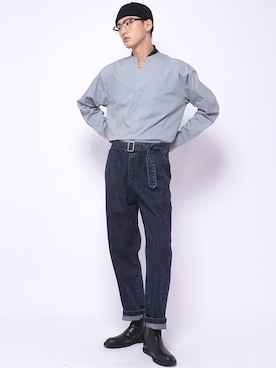 「日系极简」｜「アイテム（アクセサリー）」を使った、Song  さん（メンズ・178cm）の夏コーディネート
