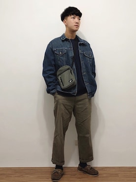 「Levi’s MADE＆CRAFTED（リーバイスメードアンドクラフテッド）のアイテム」を使った、麥さん（メンズ・177cm）の夏コーディネート