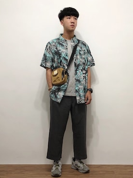 「DAKINE（ダカイン）のアイテム」を使った、麥さん（メンズ・178cm）の夏コーディネート