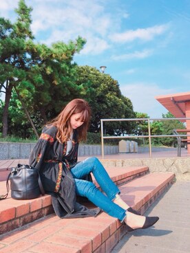 「AMERICAN HOLIC」｜kana¨̮*さん（レディース・161cm）の秋コーディネート