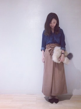 「AMERICAN HOLIC」｜kana¨̮*さん（レディース・161cm）の秋コーディネート