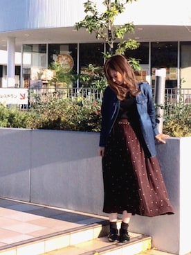 「AMERICAN HOLIC」｜kana¨̮*さん（レディース・161cm）の秋コーディネート