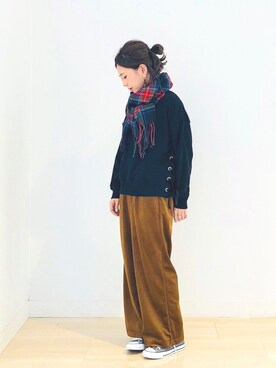 「AMERICAN HOLIC」｜kana¨̮*さん（レディース・161cm）の冬コーディネート