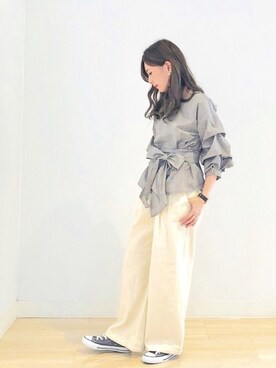 「AMERICAN HOLIC」｜kana¨̮*さん（レディース・161cm）の冬コーディネート