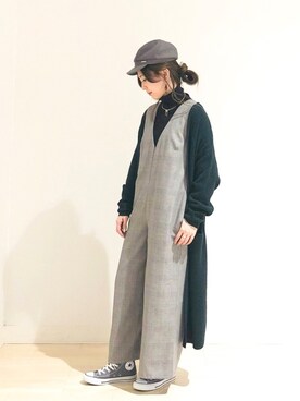 「AMERICAN HOLIC」｜kana¨̮*さん（レディース・161cm）の冬コーディネート