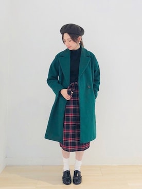 「AMERICAN HOLIC」｜kana¨̮*さん（レディース・161cm）の冬コーディネート