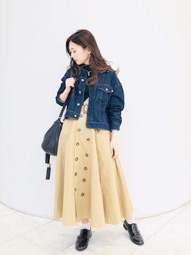 「SEE BY CHLOE（シーバイクロエ）のアイテム」を使った、kana¨̮*さん（レディース・161cm）の春コーディネート