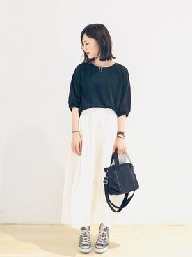 「AMERICAN HOLIC」｜kana¨̮*さん（レディース・161cm）の春コーディネート