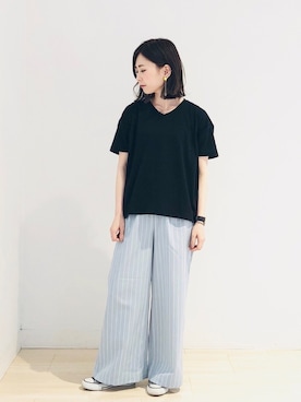 「AMERICAN HOLIC」｜kana¨̮*さん（レディース・161cm）の春コーディネート