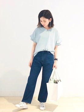 「AMERICAN HOLIC」｜kana¨̮*さん（レディース・161cm）の春コーディネート