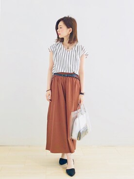 「AMERICAN HOLIC」｜kana¨̮*さん（レディース・161cm）の春コーディネート