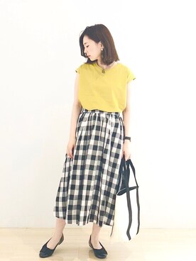 「AMERICAN HOLIC」｜kana¨̮*さん（レディース・161cm）の春コーディネート