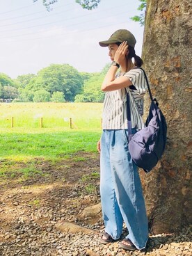 「AMERICAN HOLIC」｜kana¨̮*さん（レディース・161cm）の春コーディネート