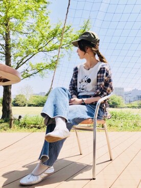 「AMERICAN HOLIC」｜kana¨̮*さん（レディース・161cm）の春コーディネート