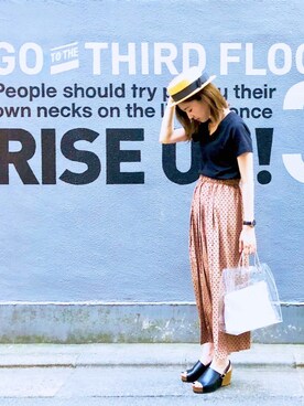 「AMERICAN HOLIC」｜kana¨̮*さん（レディース・161cm）の夏コーディネート