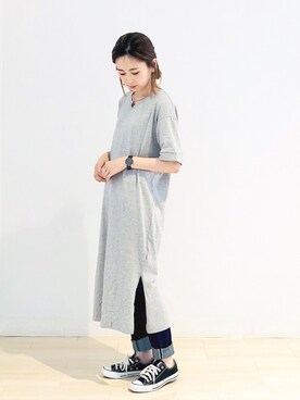 「AMERICAN HOLIC」｜kana¨̮*さん（レディース・161cm）の夏コーディネート