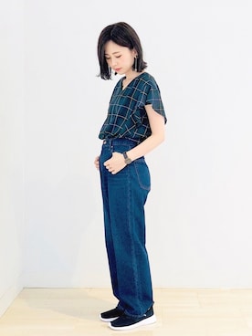 「AMERICAN HOLIC」｜kana¨̮*さん（レディース・161cm）の夏コーディネート