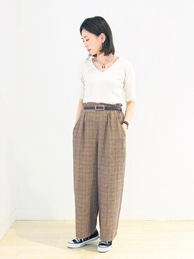 「AMERICAN HOLIC」｜kana¨̮*さん（レディース・161cm）の夏コーディネート