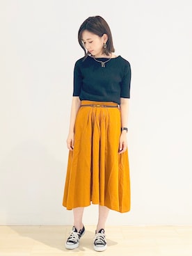 「AMERICAN HOLIC」｜kana¨̮*さん（レディース・161cm）の夏コーディネート