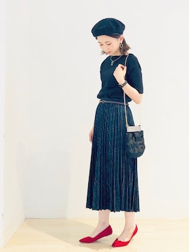 「AMERICAN HOLIC」｜kana¨̮*さん（レディース・161cm）の夏コーディネート