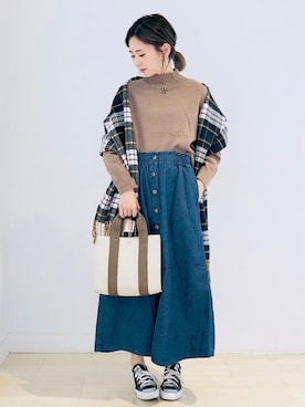 「AMERICAN HOLIC」｜kana¨̮*さん（レディース・161cm）の秋コーディネート