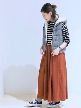 「AMERICAN HOLIC」｜kana¨̮*さん（レディース・161cm）の秋コーディネート