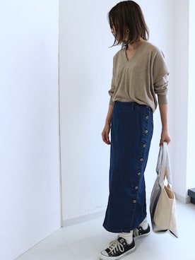 「AMERICAN HOLIC」｜kana¨̮*さん（レディース・161cm）の秋コーディネート