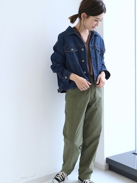 「AMERICAN HOLIC」｜kana¨̮*さん（レディース・161cm）の秋コーディネート