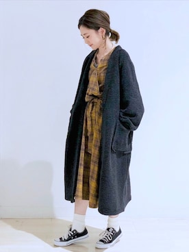 「AMERICAN HOLIC」｜kana¨̮*さん（レディース・161cm）の秋コーディネート