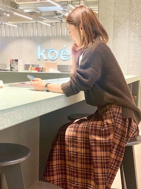 「AMERICAN HOLIC」｜kana¨̮*さん（レディース・161cm）の秋コーディネート