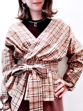 「AMERICAN HOLIC」｜kana¨̮*さん（レディース・161cm）の秋コーディネート