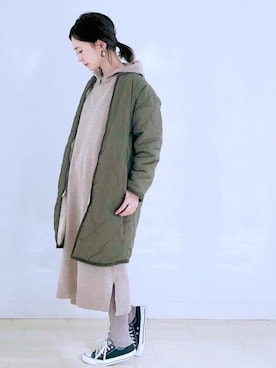 「AMERICAN HOLIC」｜kana¨̮*さん（レディース・161cm）の冬コーディネート