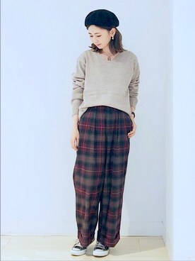 「AMERICAN HOLIC」｜kana¨̮*さん（レディース・161cm）の冬コーディネート