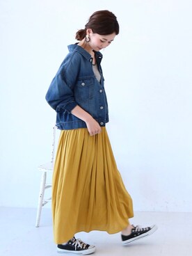 「AMERICAN HOLIC」｜kana¨̮*さん（レディース・161cm）の冬コーディネート