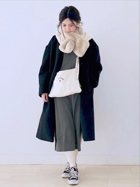 「AMERICAN HOLIC」｜kana¨̮*さん（レディース・161cm）の冬コーディネート