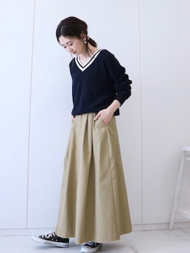 「AMERICAN HOLIC」｜kana¨̮*さん（レディース・161cm）の冬コーディネート