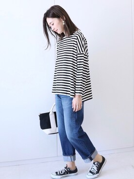 「AMERICAN HOLIC」｜kana¨̮*さん（レディース・161cm）の冬コーディネート