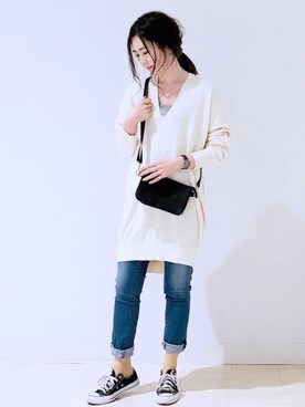 「AMERICAN HOLIC」｜kana¨̮*さん（レディース・161cm）の冬コーディネート