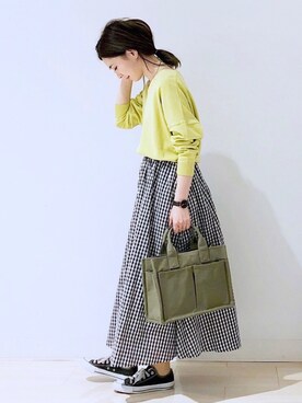 「AMERICAN HOLIC」｜kana¨̮*さん（レディース・161cm）の冬コーディネート