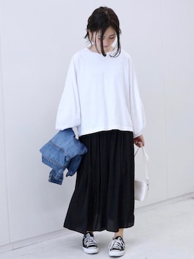 「AMERICAN HOLIC」｜kana¨̮*さん（レディース・161cm）の冬コーディネート