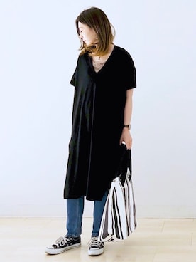 「AMERICAN HOLIC」｜kana¨̮*さん（レディース・161cm）の春コーディネート