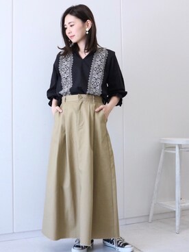 「AMERICAN HOLIC」｜kana¨̮*さん（レディース・161cm）の春コーディネート