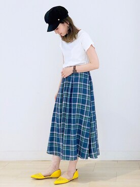 「AMERICAN HOLIC」｜kana¨̮*さん（レディース・161cm）の春コーディネート