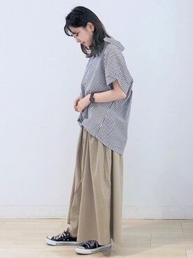 「AMERICAN HOLIC」｜kana¨̮*さん（レディース・161cm）の春コーディネート