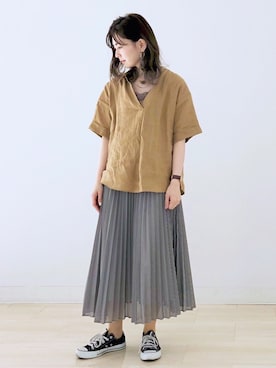 「AMERICAN HOLIC」｜kana¨̮*さん（レディース・161cm）の春コーディネート